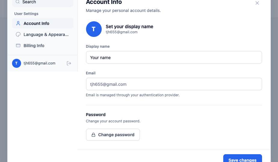 Account & Settings